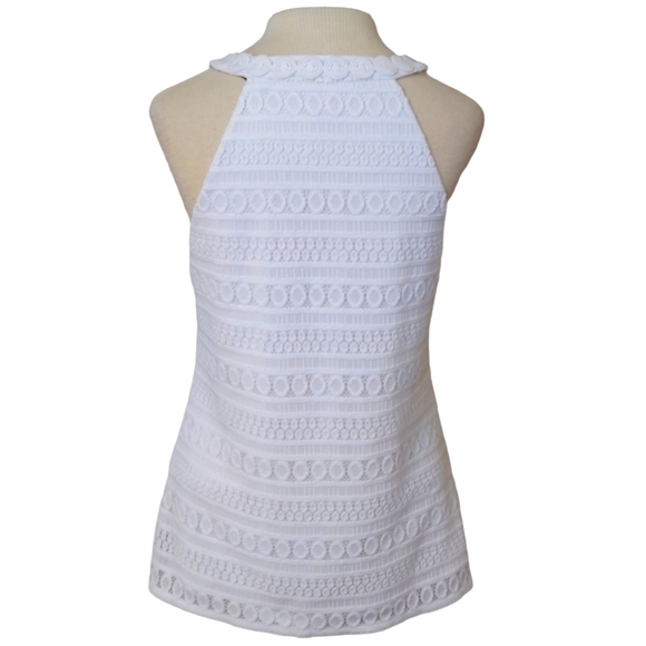 Lilly Pulitzer Arya Sleeveless Crochet Top Size Medium - Picture 3 of 11